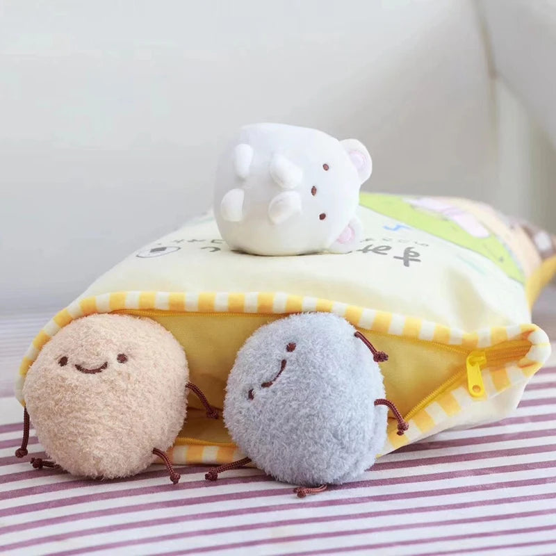 Sumikko Gurashi Plush Pillow  8 pcs  San-X