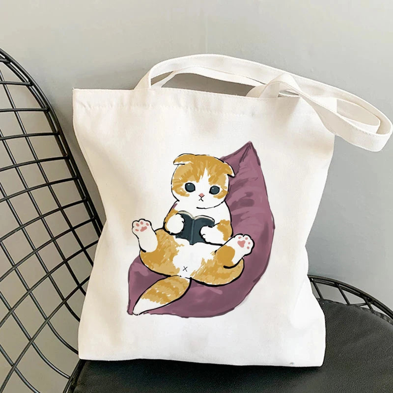 Mofusand Cat Canvas Tote
