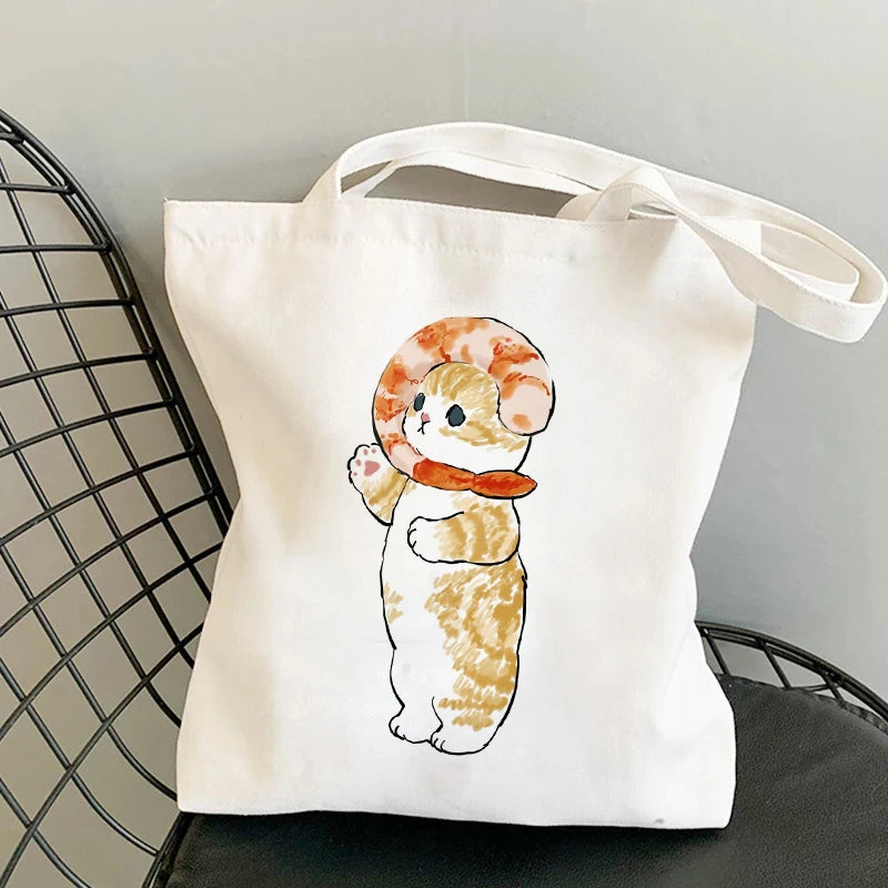 Mofusand Cat Canvas Tote