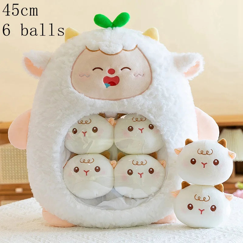 Kawaii Character Pudding Pillow