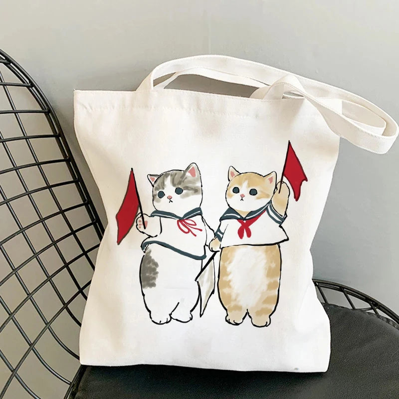 Mofusand Cat Canvas Tote