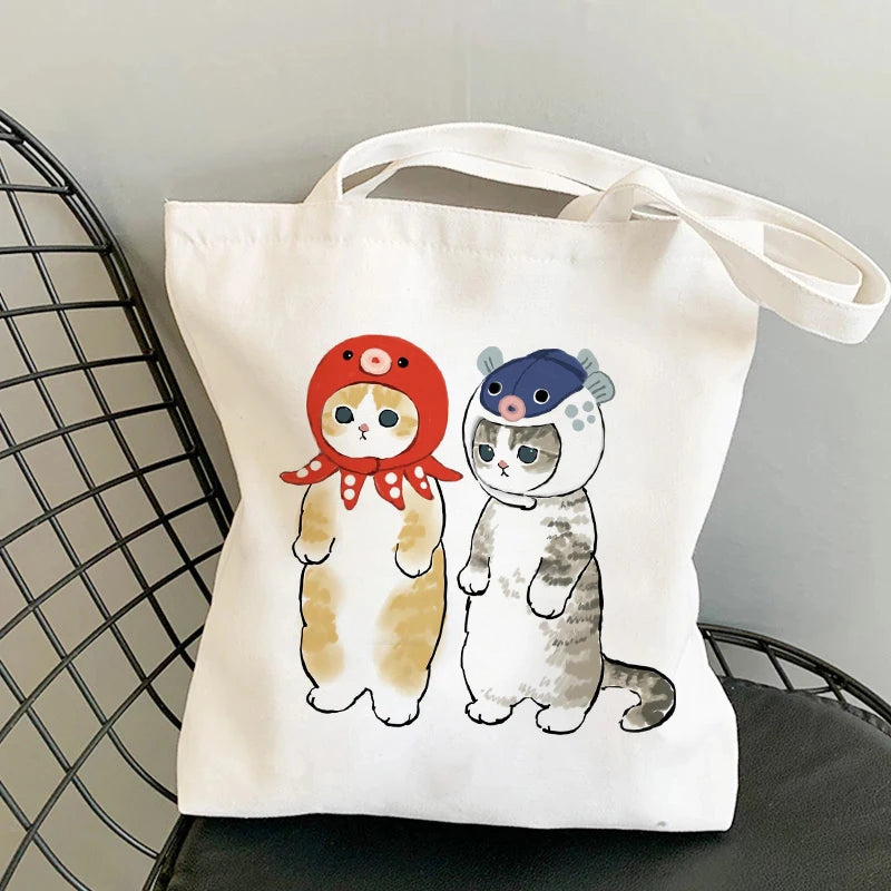 Mofusand Cat Canvas Tote