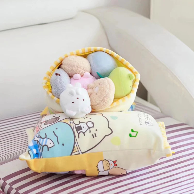 Sumikko Gurashi Plush Pillow  8 pcs  San-X