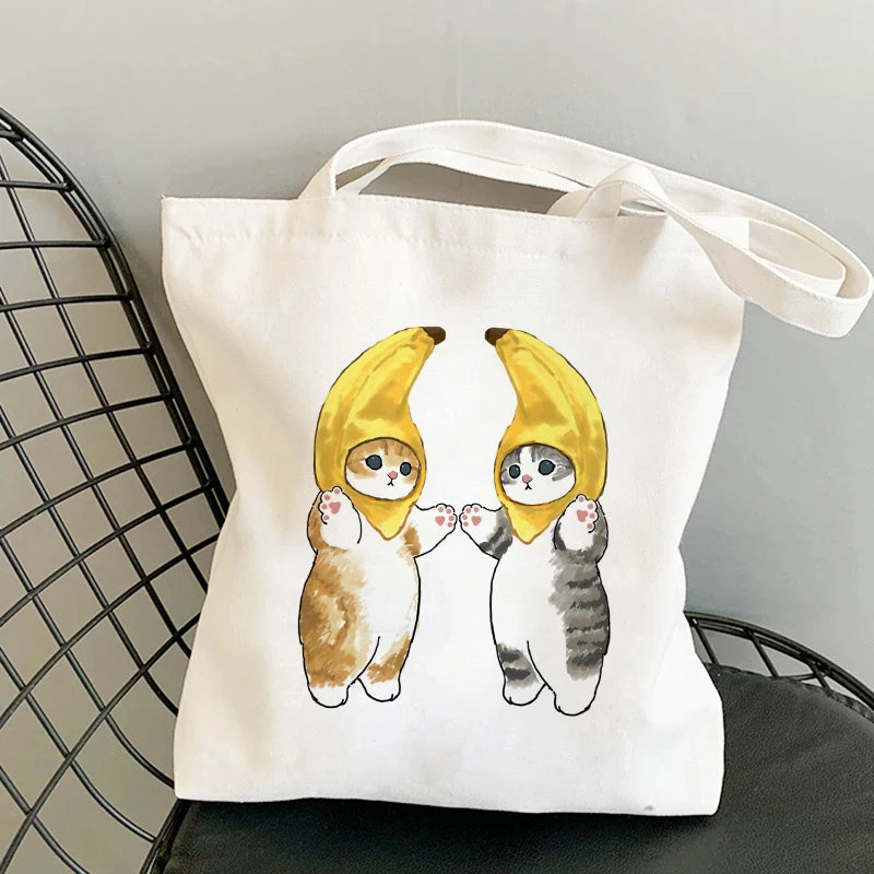 Mofusand Cat Canvas Tote