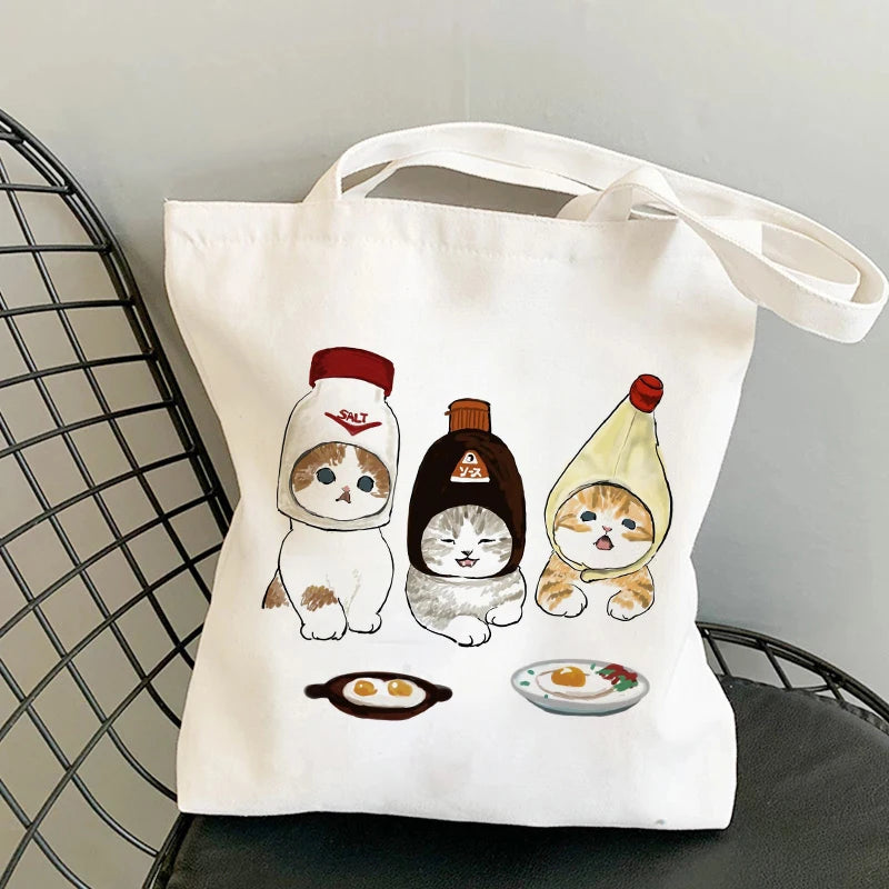 Mofusand Cat Canvas Tote