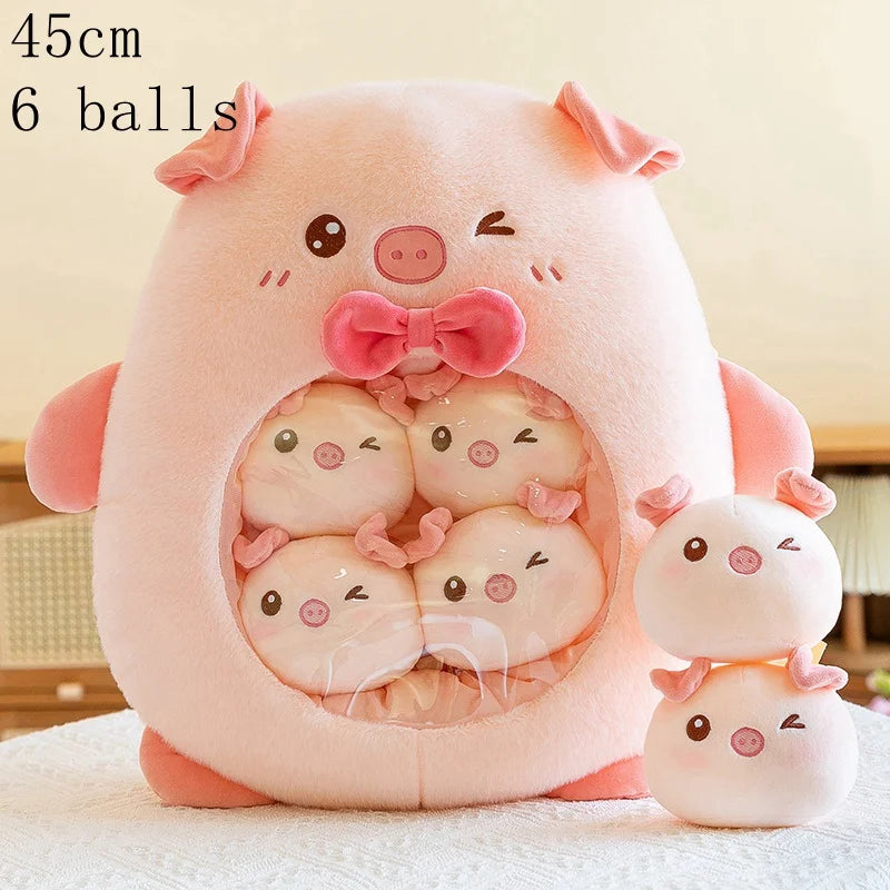 Kawaii Character Pudding Pillow
