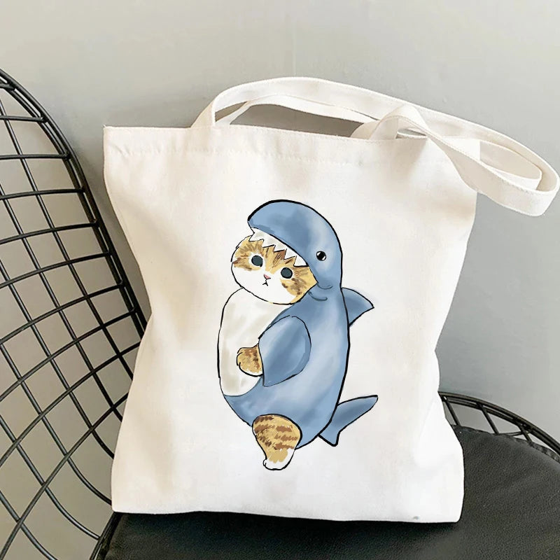 Mofusand Cat Canvas Tote