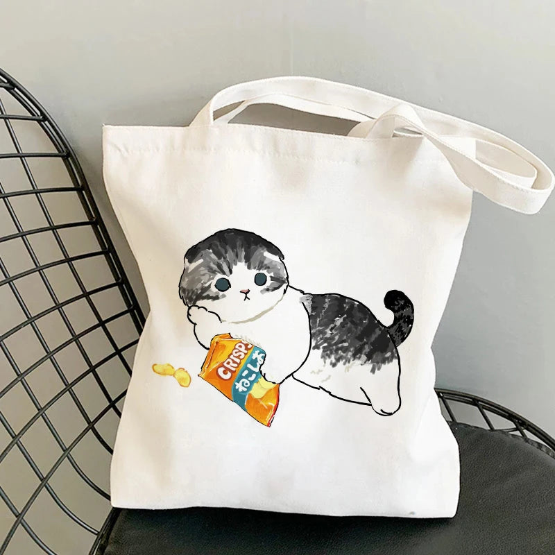 Mofusand Cat Canvas Tote