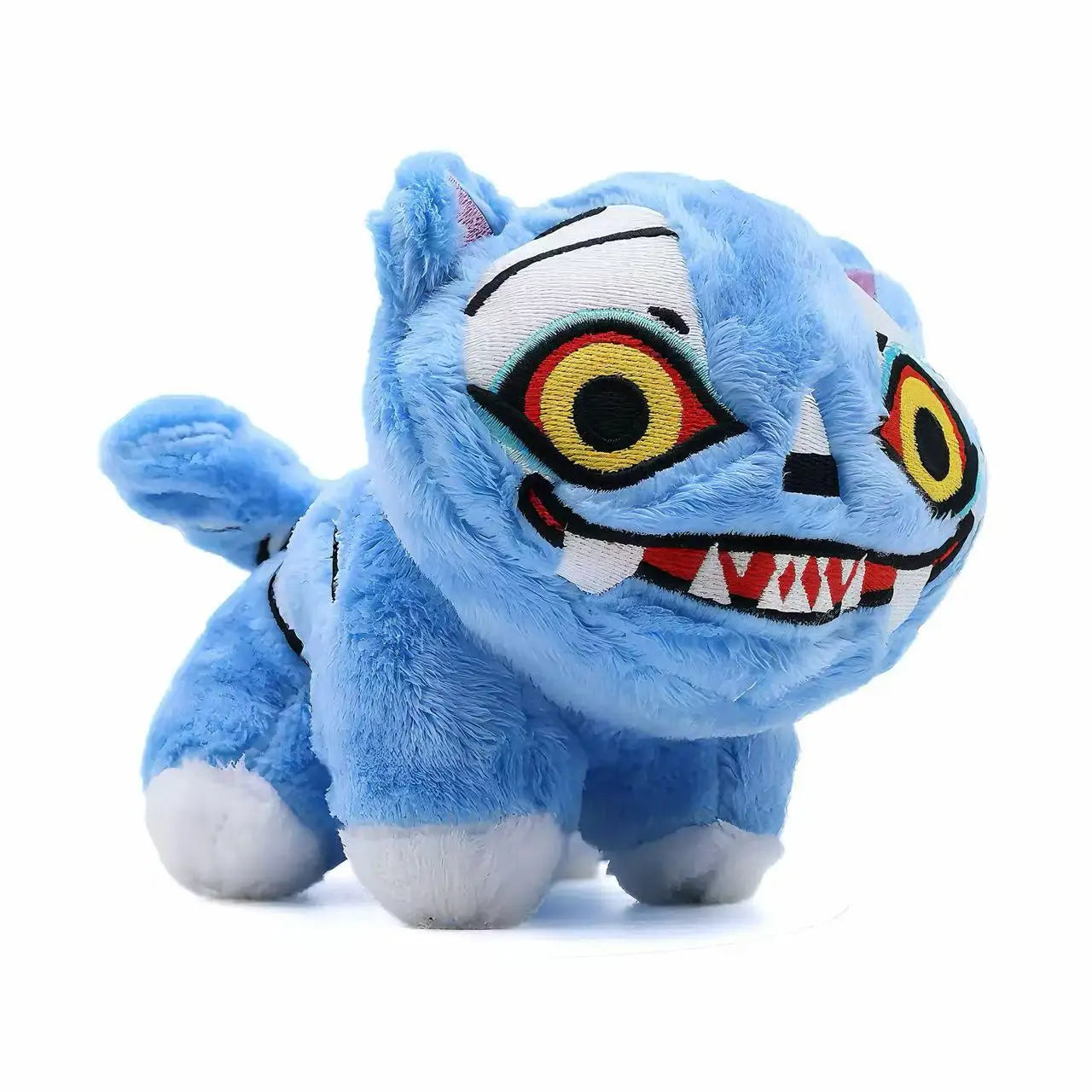 Demons Hunters Plush Cute Purple Tiger Black Hat Magpie With 3 Eyes Monster Hunt Girl Group Stuffed For Fans Gifts