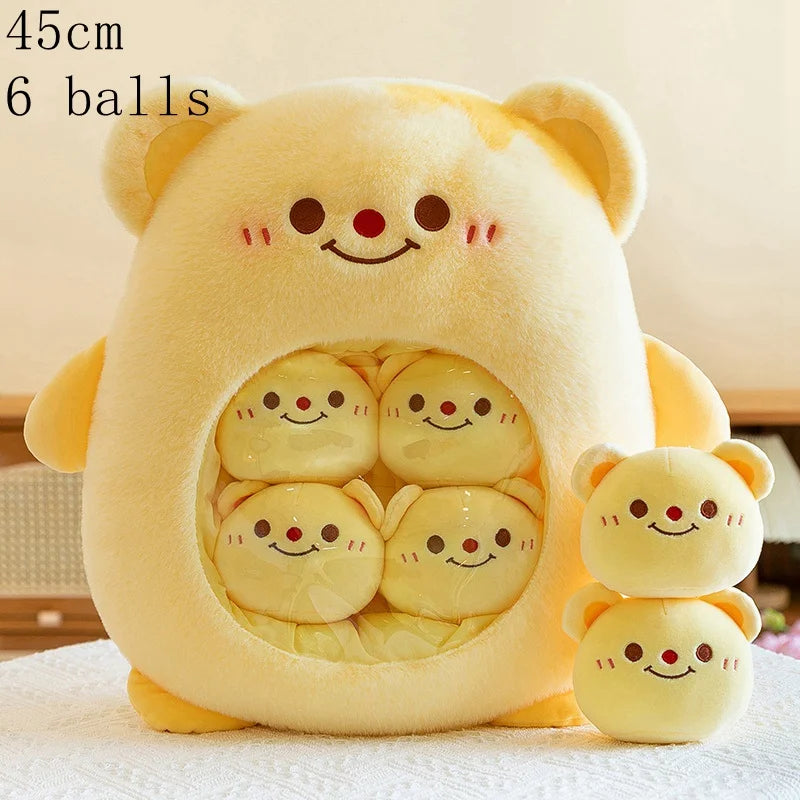 Kawaii Character Pudding Pillow