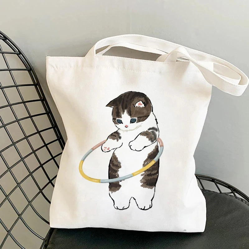 Mofusand Cat Canvas Tote