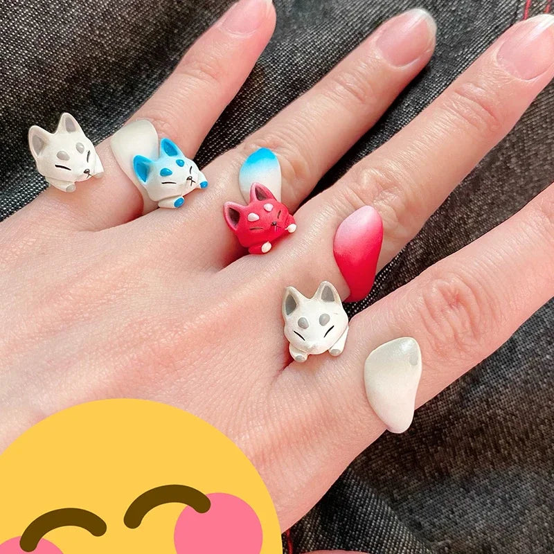 Qualia Fox Ring Capsule Toy