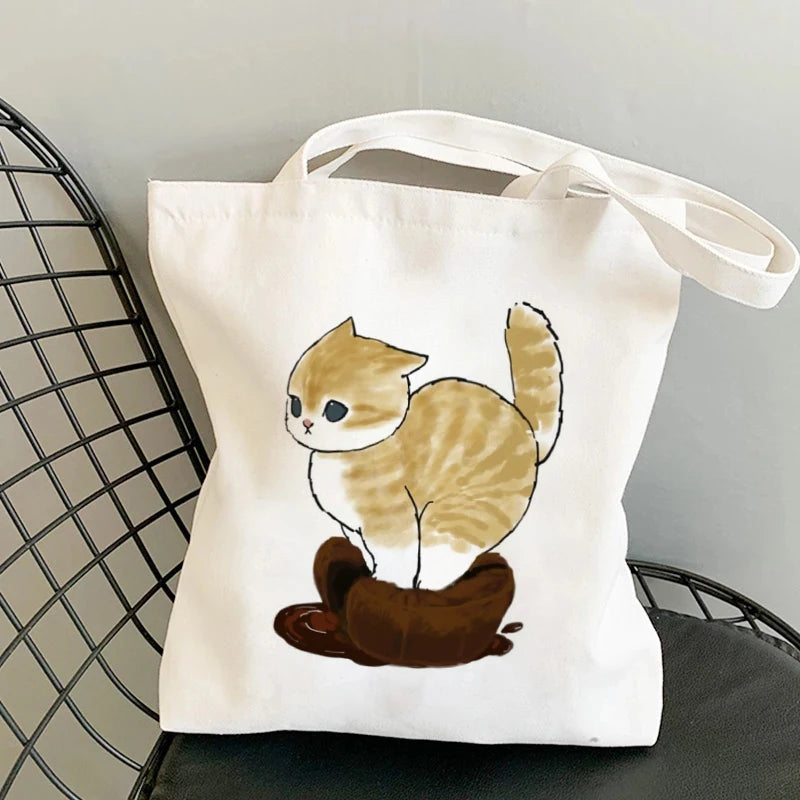 Mofusand Cat Canvas Tote